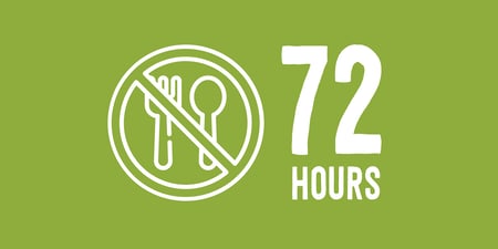 fasting for 72 hours