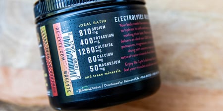 Redmond Re-Lyte nutrition facts